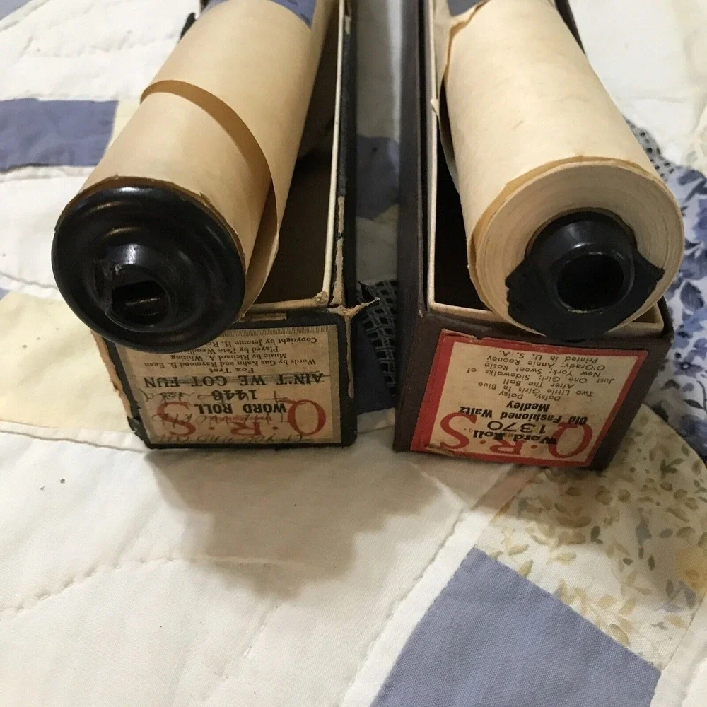 DeLuxe If You Had All QRS Old Fashioned Waltz Player Piano Music Roll Lot